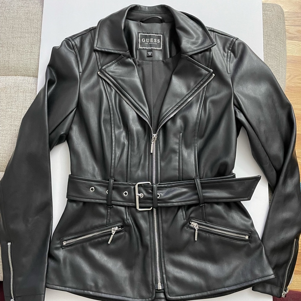 Guess Faux Leather Jacket